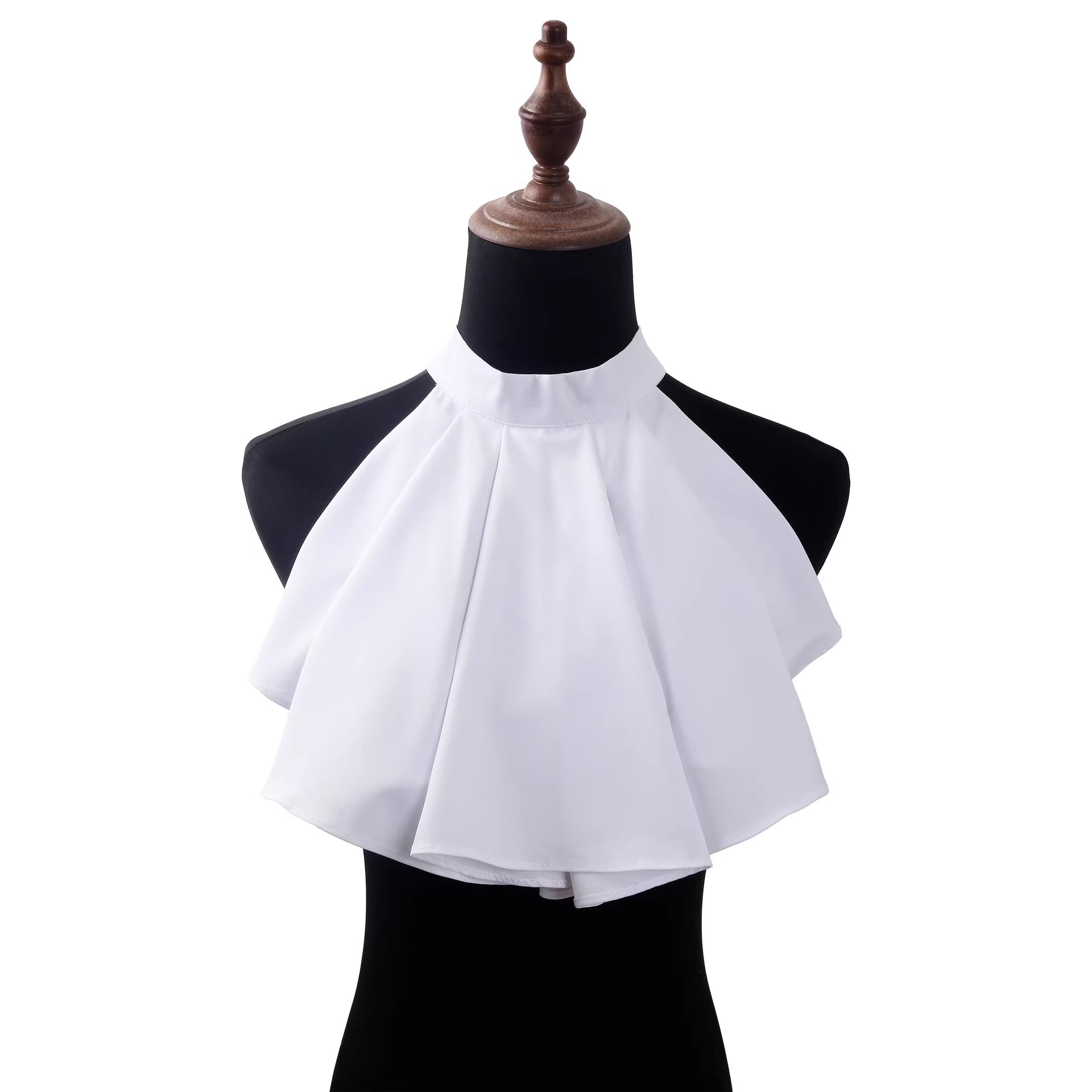 Men Accessories Necklace - Victorian Neck Collar Ruffled Lace Jabot