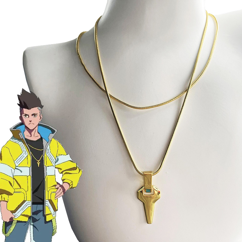 Men'S Accessories For Christmas - David Martinez Cosplay Necklace Gold Color