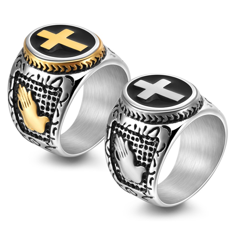Praying Hands Cross Jesus Amul - Men'S Accessories Hand Bands 评论和价格