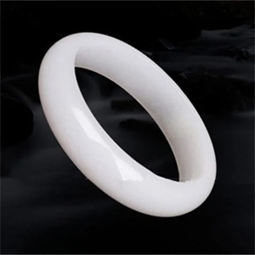 Genuine Natural White Jade Ban - Men Accessories Hand 评论和价格