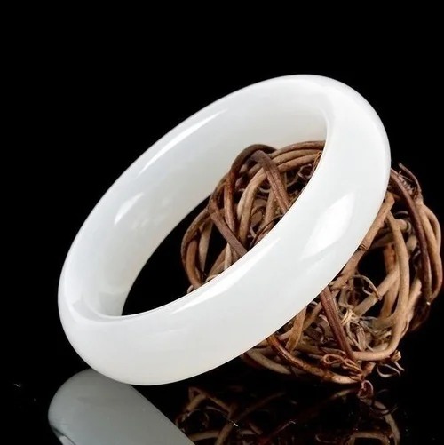 Genuine Natural White Jade Ban - Men Accessories Hand 评论和价格