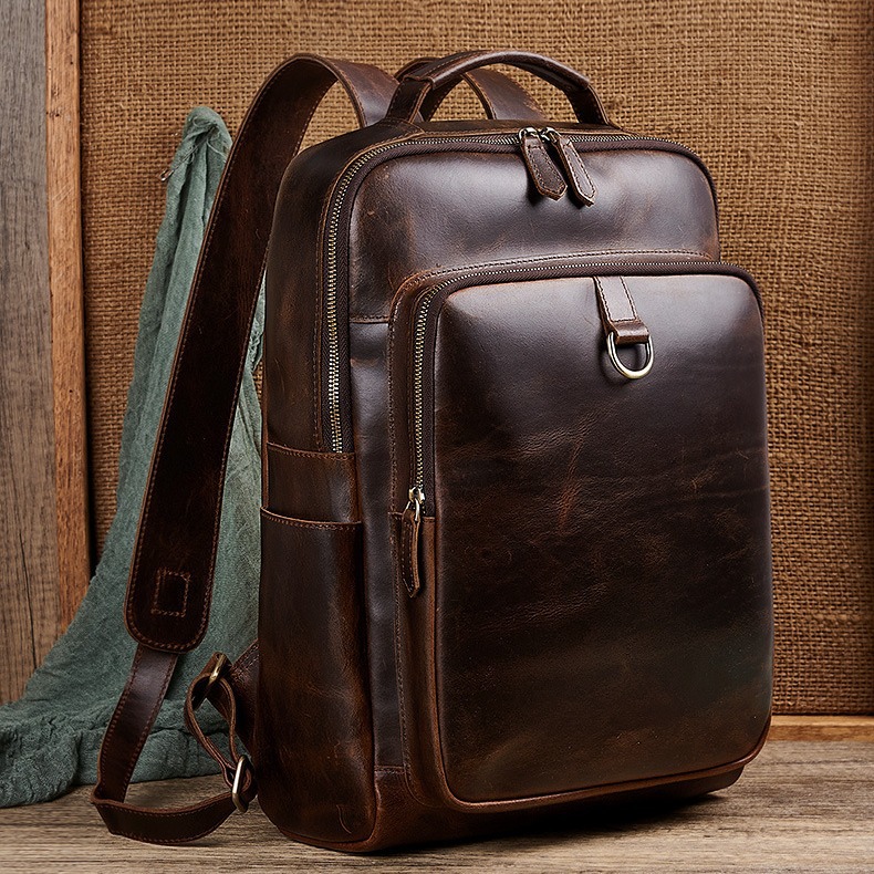 Men's Top Grain Waxed Leather  - Men'S Accessories Backpack 评论和价格
