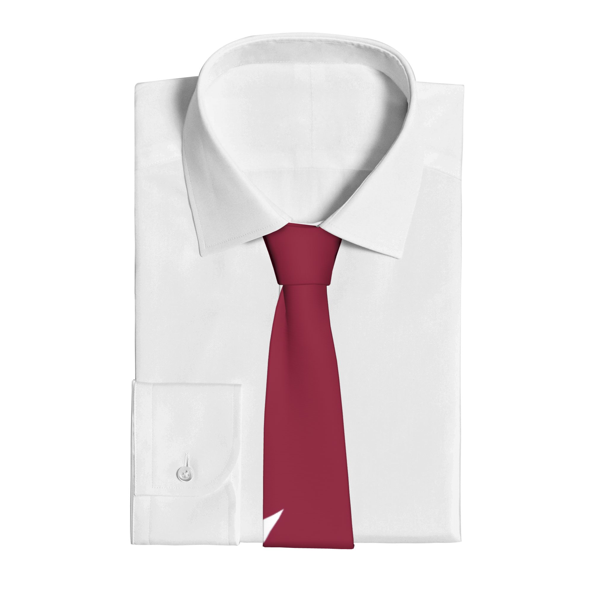Qatar Flag Emblem Tie  Wedding - Men Accessories Qatar 评论和价格