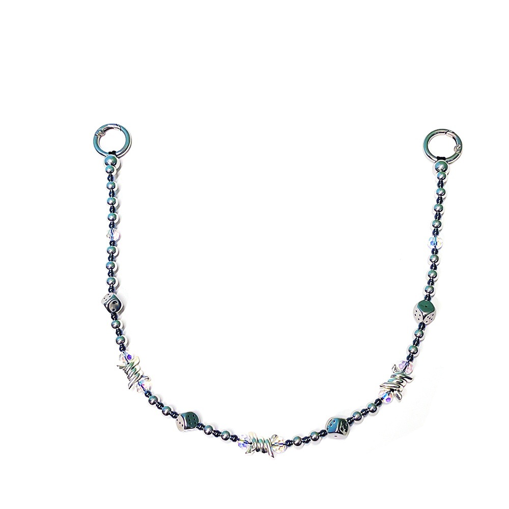 HERLOOK Cool Punk Dice Metal B - Men Accessories Chain 评论和价格