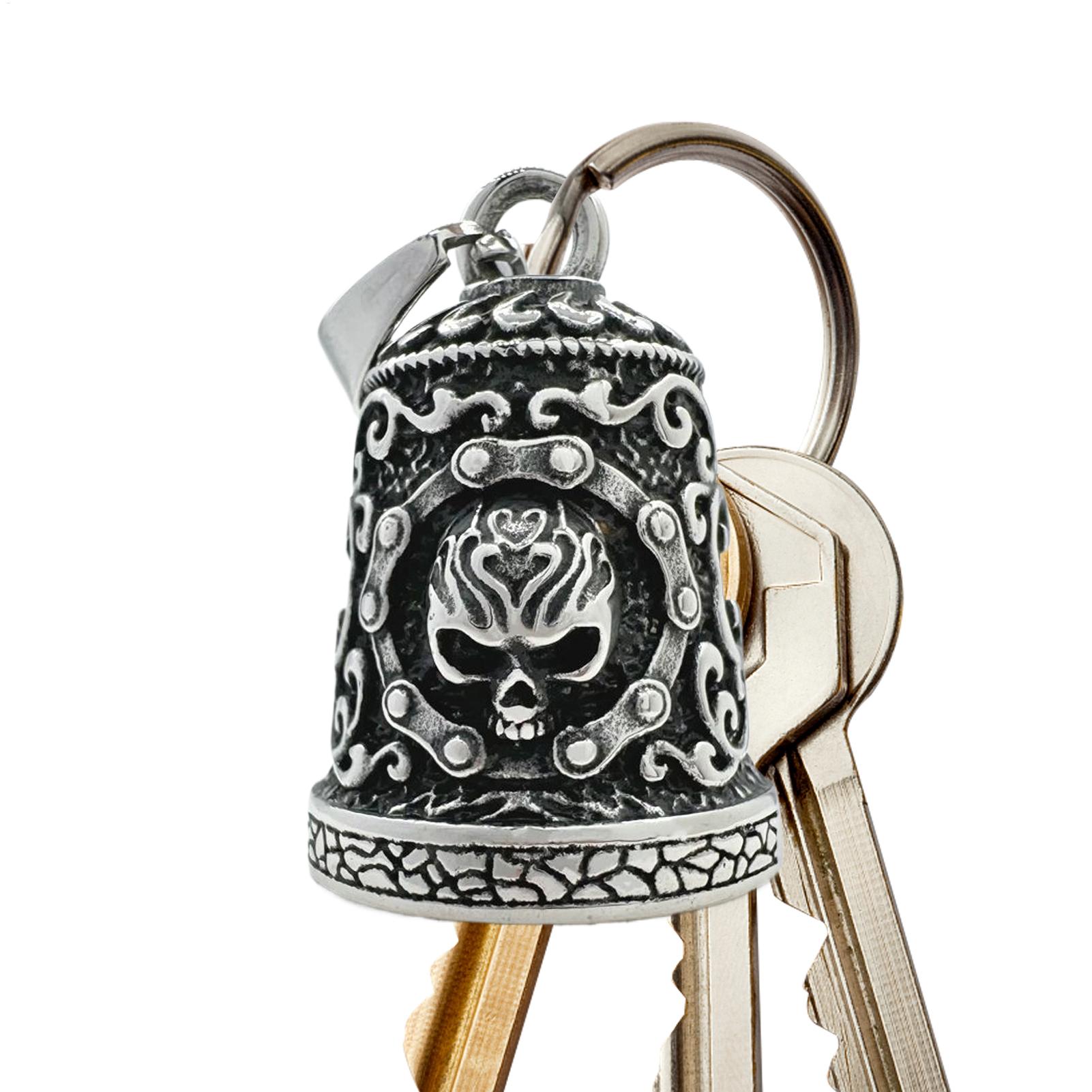 Skull Bell Charm Motorcycle Be - Men Accessories Hand 评论和价格