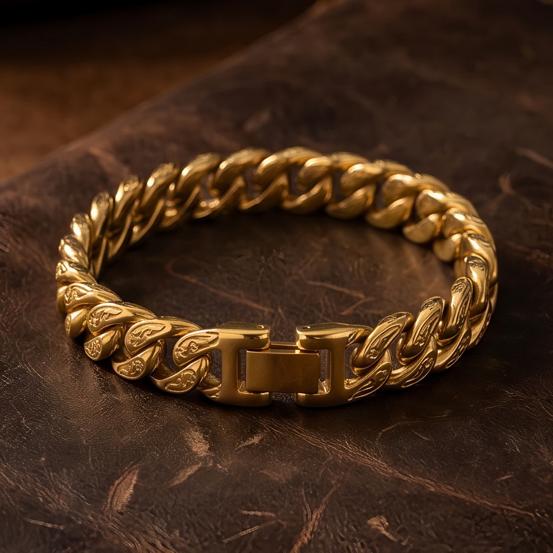 Man Bracelet Homme 13MM Wide S - Men'S Accessories Hand Bands 评论和价格