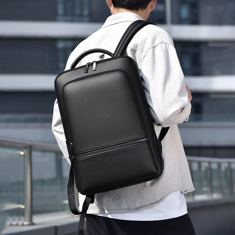 PU Leather Men's Backpack USB  - Men'S Accessories Backpack 评论和价格