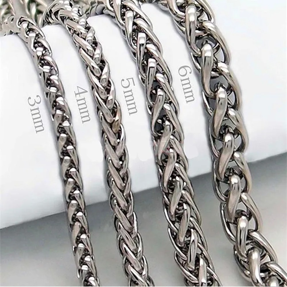 3MM Thick STAINLESS STEEL TWIS - Men Accessories Singapore 评论和价格