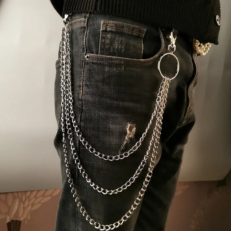 Layer Metal Belt Chain Punk Ho - Men Accessories Chain 评论和价格
