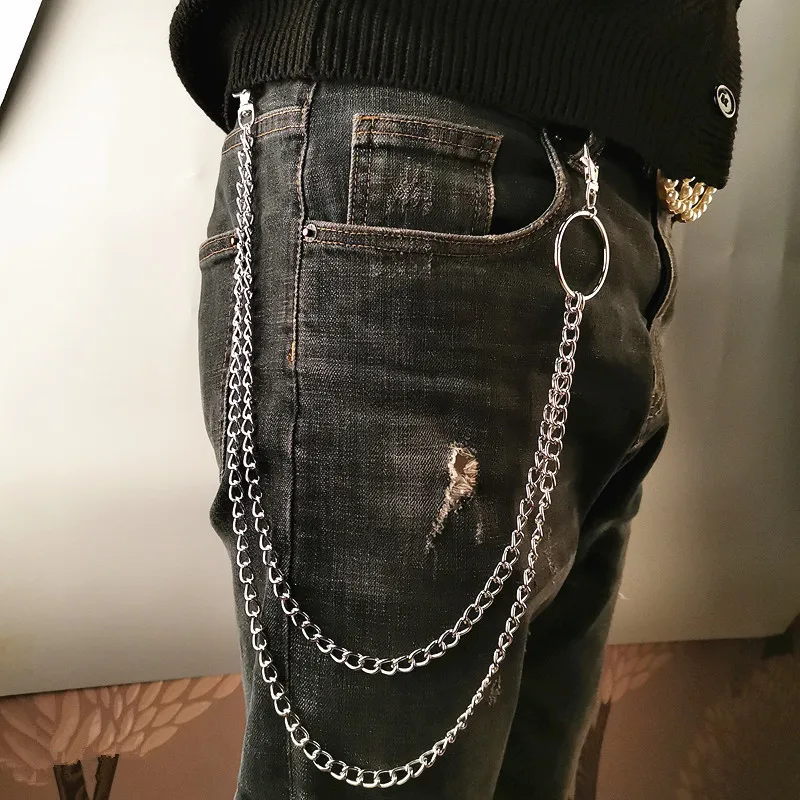 Layer Metal Belt Chain Punk Ho - Men Accessories Chain 评论和价格