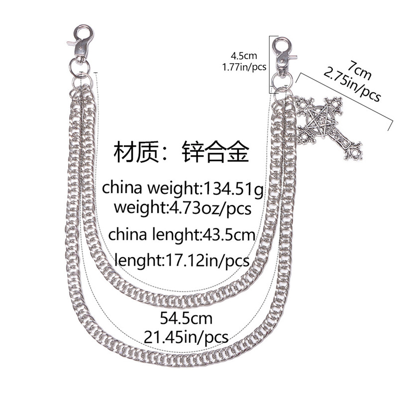 Fashion Punk Metal Pants Chain - Men Accessories Chain 评论和价格
