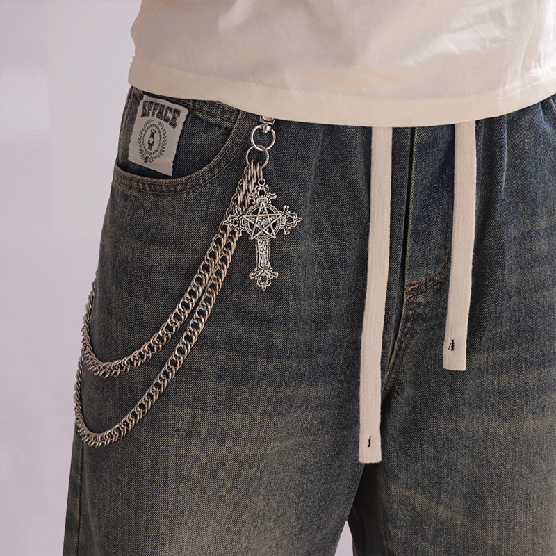 Fashion Punk Metal Pants Chain - Men Accessories Chain 评论和价格