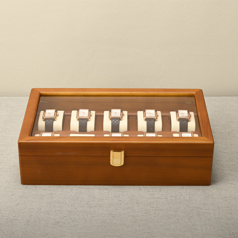 Oirlv 10 Grids Watch Box Woode - Men Accessories Organiser 评论和价格