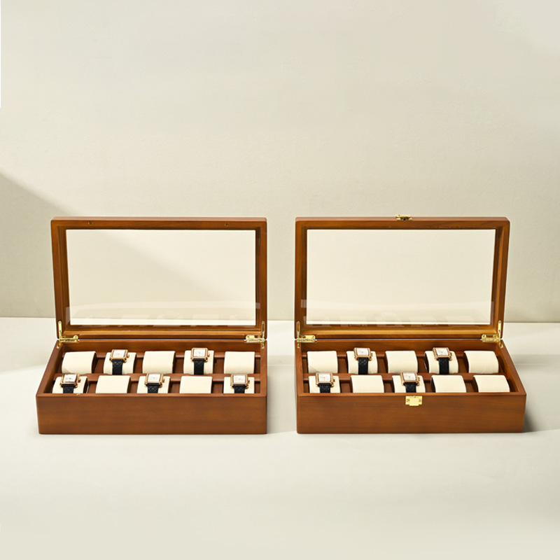 Oirlv 10 Grids Watch Box Woode - Men Accessories Organiser 评论和价格