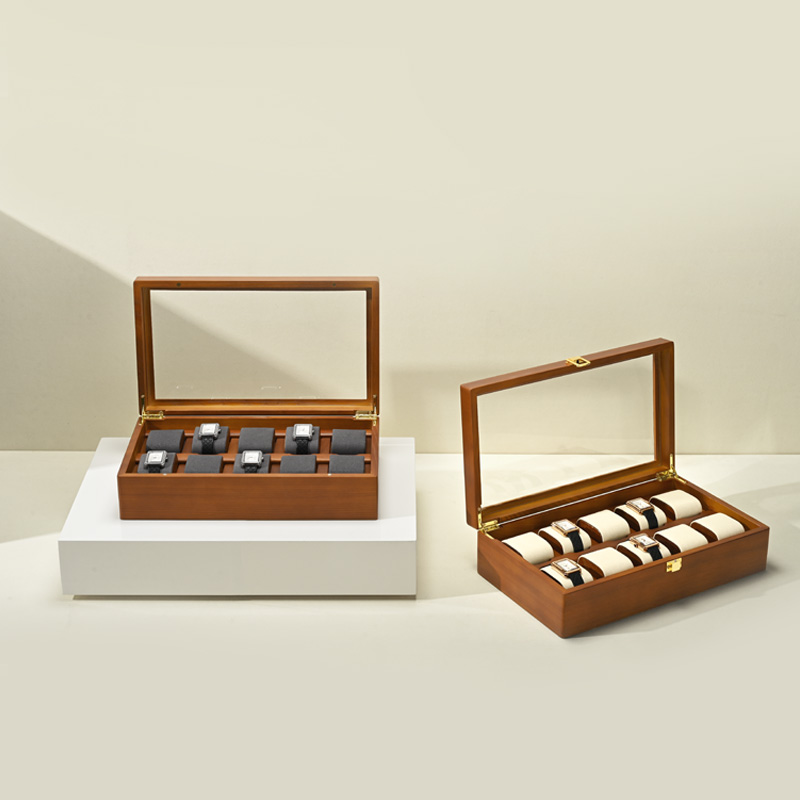 Oirlv 10 Grids Watch Box Woode - Men Accessories Organiser 评论和价格