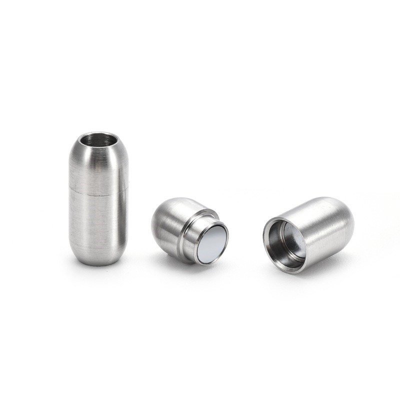 2pcs Stainless Steel Magnetic  - Young Men'S Accessories 评论和价格