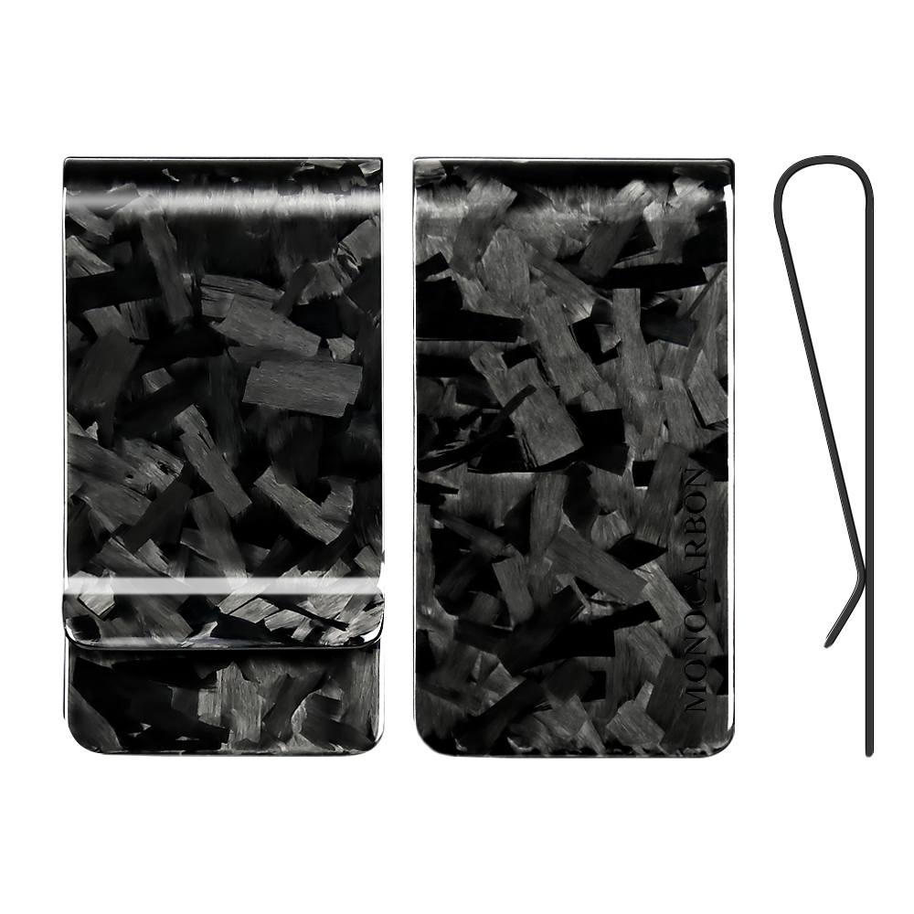High Quality Black Real Forged - Money Clip Slim 评论和价格
