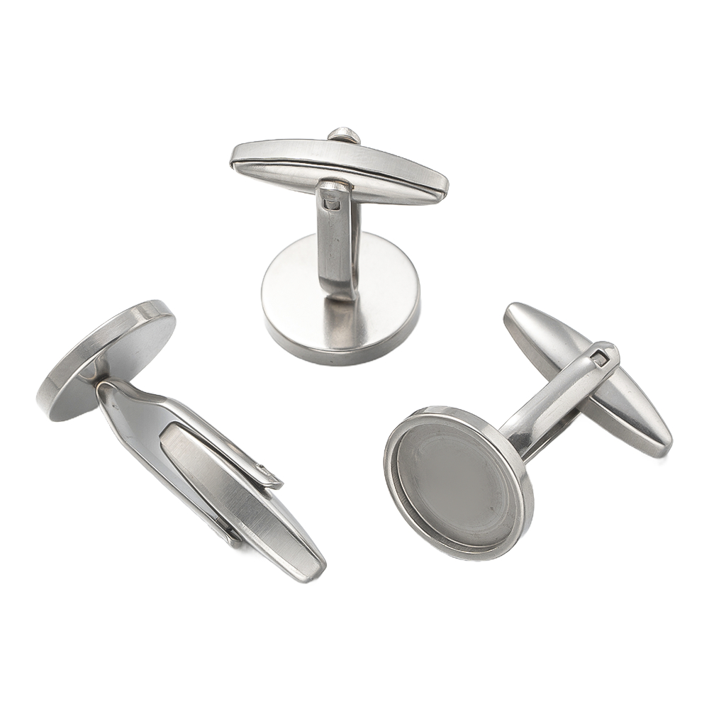 5Pcs Stainless Steel Cufflinks - Young Men'S Accessories 评论和价格