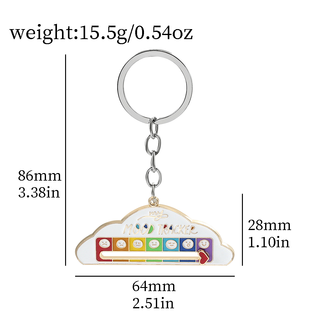 Cloud Shape Keychain Sliding I - Men Accessories Chain 评论和价格