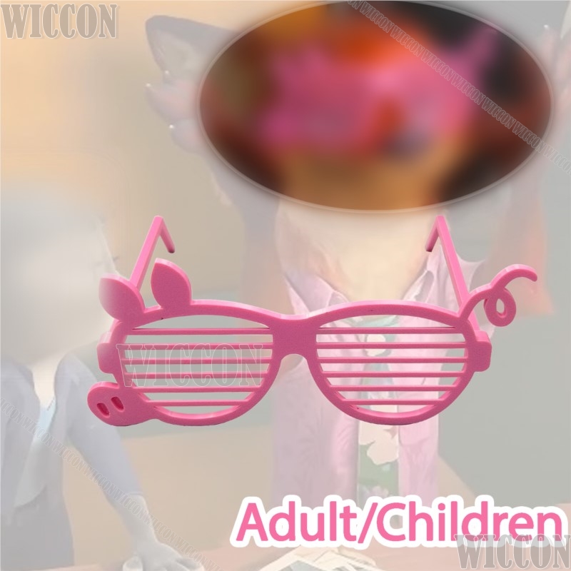 Pink Pig Glasses Kawaii Fox Ni - Men Accessories For Suit 评论和价格