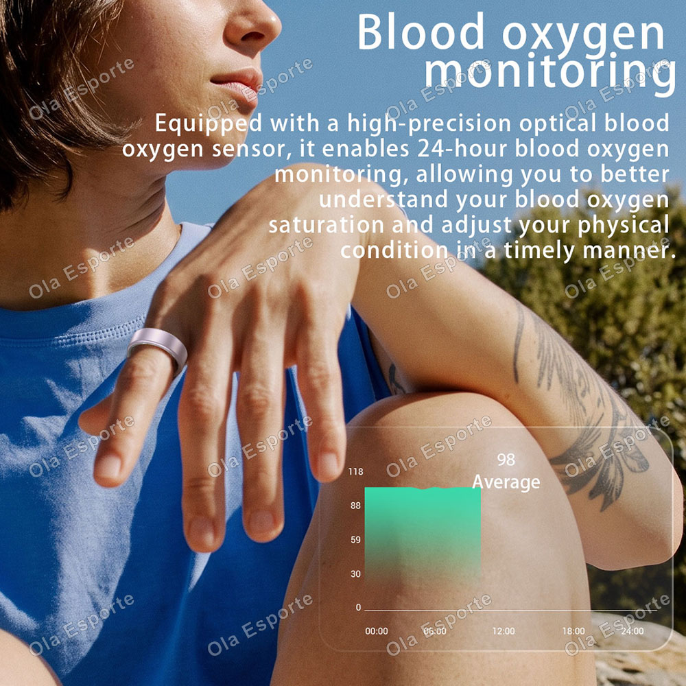 Smart Ring Heart Rate Blood Ox - Young Men'S Accessories 评论和价格