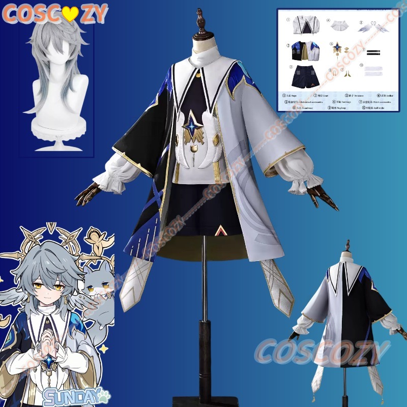 Honkai Star Rail Sunday Little - Men Accessories For Suit 评论和价格