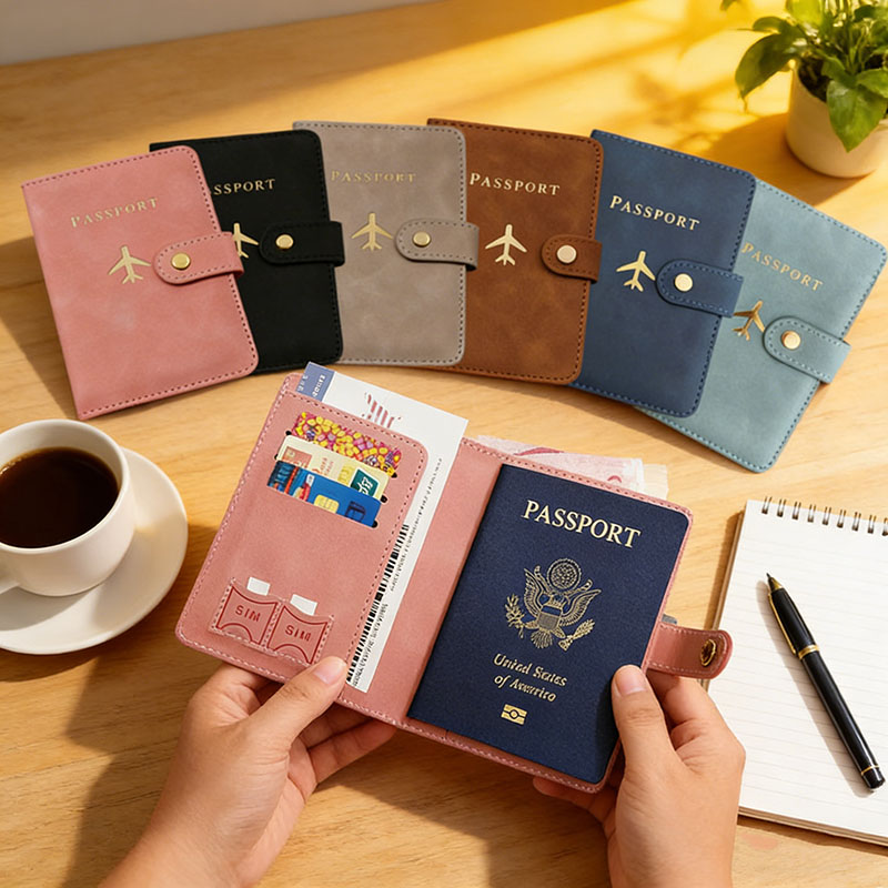 Leather Passport Holder Covers - Men'S Accessories Case 评论和价格