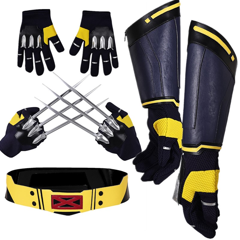Wolf Logan Cosplay Belt Gloves - Men Accessories Necklace 评论和价格
