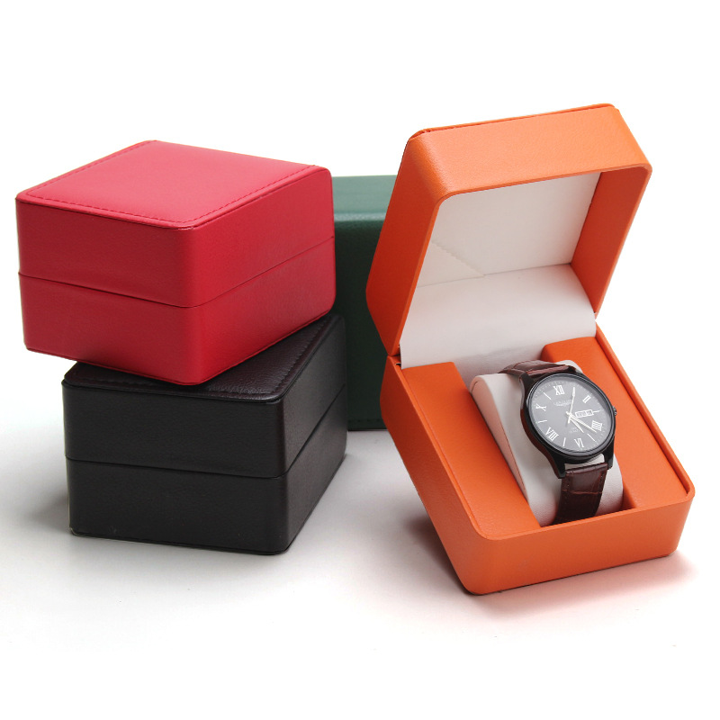 Watch Storage Box PU Single Wa - Men Accessories Organiser 评论和价格