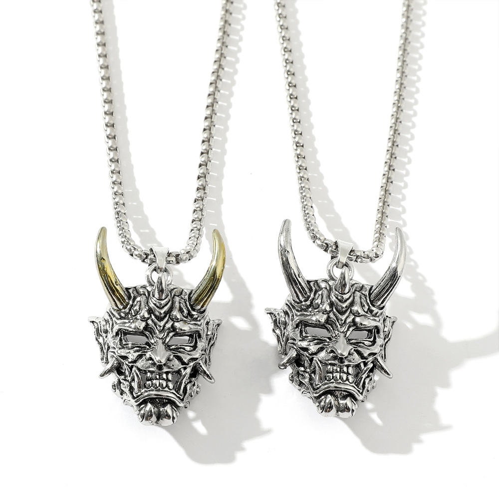 Handsome Rascal Ghost Mask Pen - Men Accessories Necklace 评论和价格