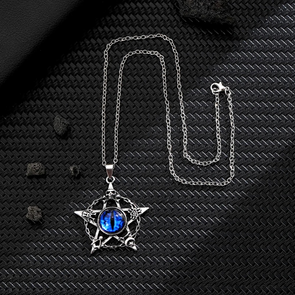 Five pointed star shaped devil - Men Accessories Necklace 评论和价格