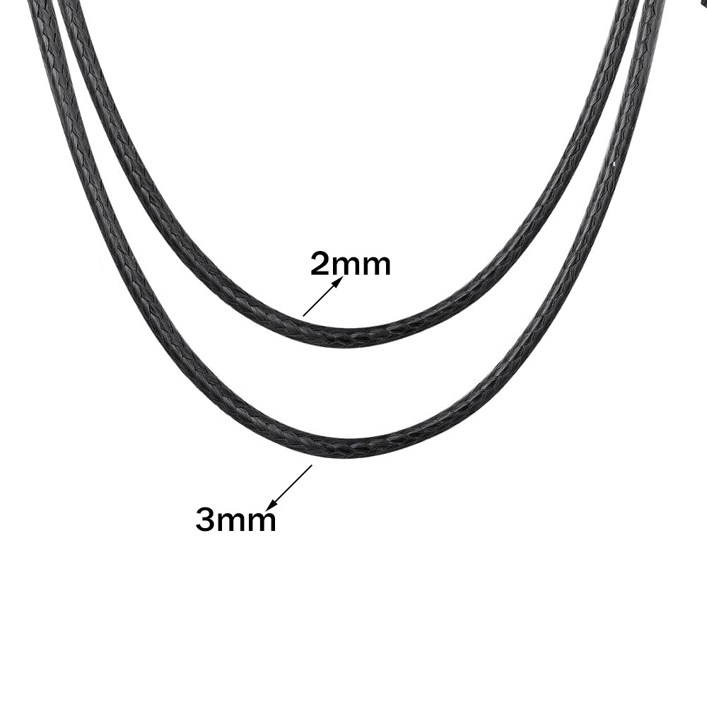 2MM/3MM 45/50/60cm Black Water - Men Accessories Chain 评论和价格