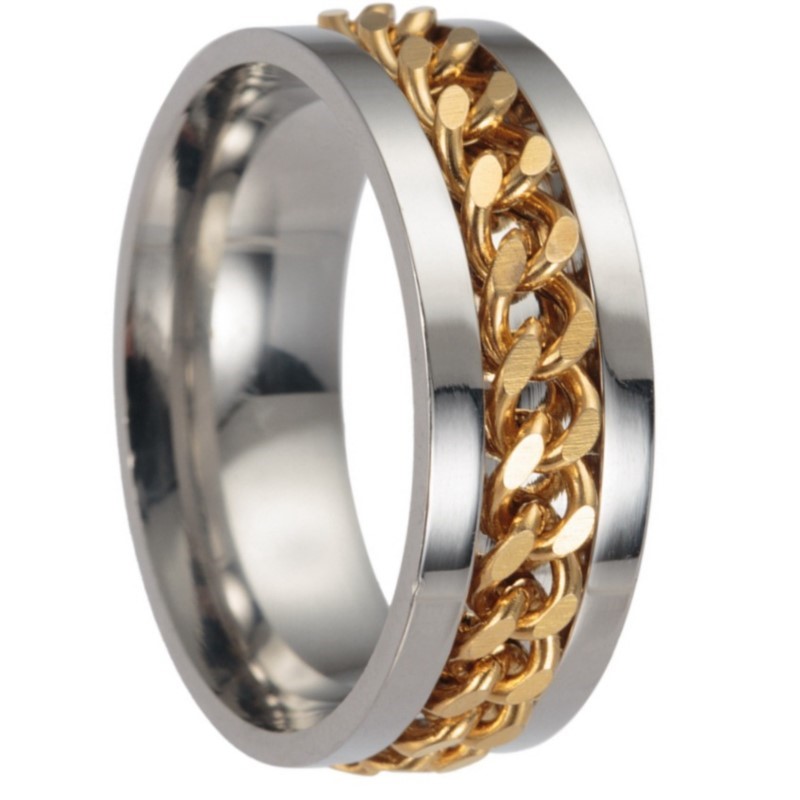 5pcs 7/8/9/10/11/12 Ring Core  - Young Men'S Accessories 评论和价格