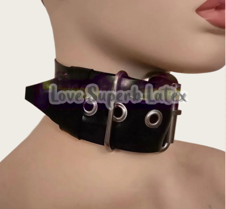 0.4mm Sexy Latex Neck Choker R - Men Accessories Chain 评论和价格