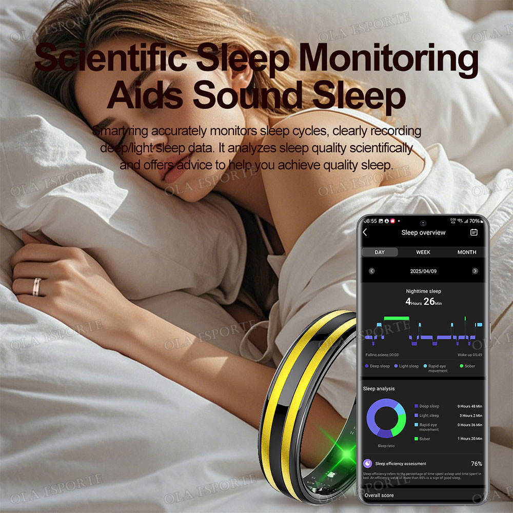 New Smart Ring Heart Rate Stre - Young Men'S Accessories 评论和价格