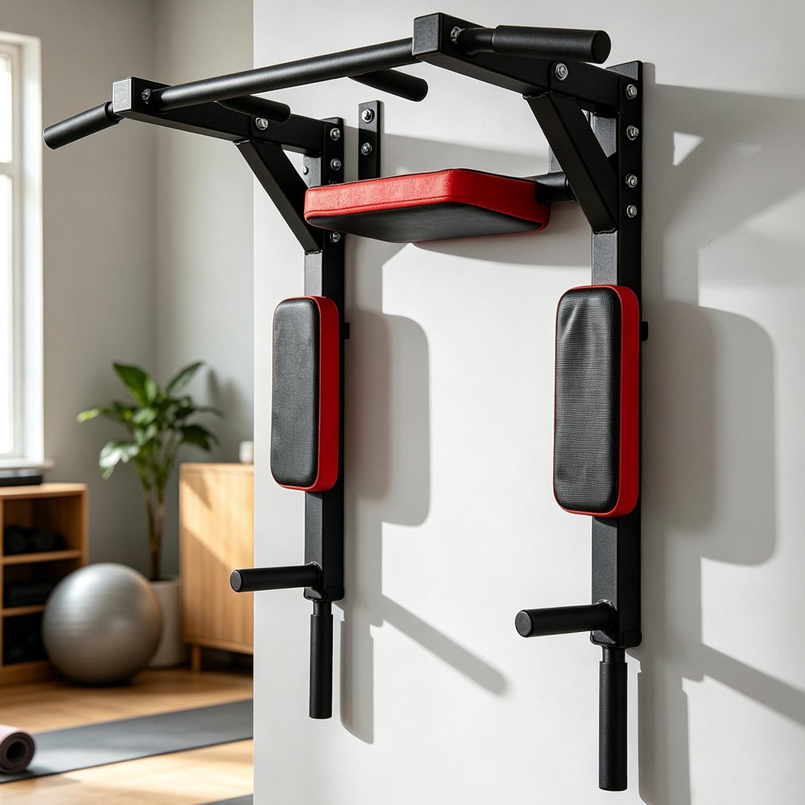 Wall-Mounted Pull-up Bar Fitne - Men Accessories Hand 评论和价格